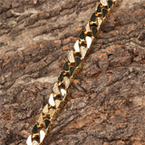 CZ Cuban Link Bracelet Hip Hop Copper Plated Jewelry