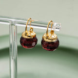 Austria Crystal Heart Drop Earrings for Women