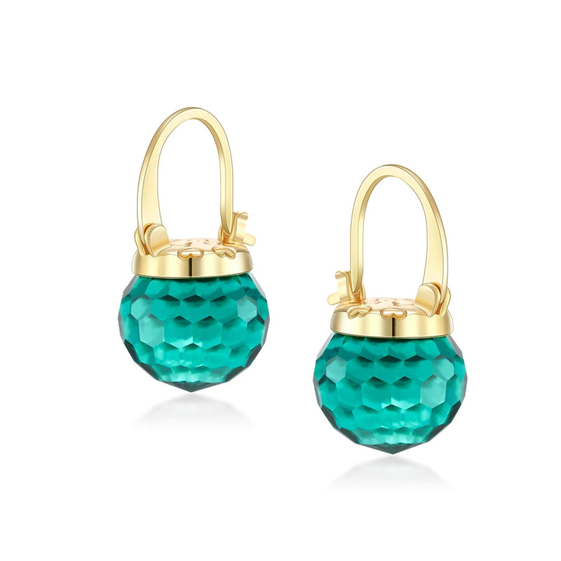 Austria Crystal Heart Drop Earrings for Women
