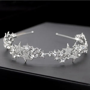 Crystal Rhinestone Tiara Wedding Headband Bridal Hair Jewelry