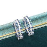 Geometric Round Pop Earrings for Women