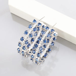Geometric Round Pop Earrings for Women