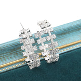 Geometric Round Pop Earrings for Women