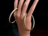 925 Silver Hoop Earrings Pave Diamond Jewelry for Wedding