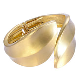 European and American Gold-color Cuff Bangles for Women