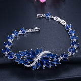 Flower CZ 6 Zircon Bracelets for Women Jewelry