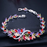 Flower CZ 6 Zircon Bracelets for Women Jewelry