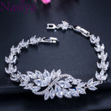 Flower CZ 6 Zircon Bracelets for Women Jewelry