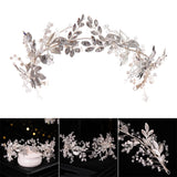 Flower Leaf Headband Hairband Alloy Bride Hair Accessories