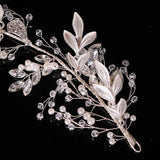 Flower Leaf Headband Hairband Alloy Bride Hair Accessories
