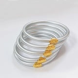Rhinestone Silicone Bangles for Women