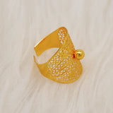 Dubai Female Bangles & Ring For Women African Flower Bracelet