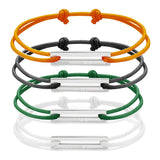 Le Gramme Square Rope Bracelet 925 Sterling Silver Multicolor Accessories