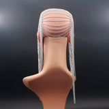 Punk Head chain with Long Tassel Hair jewelry for Women