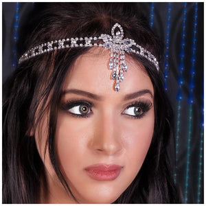 Crystal Rhinestone Head Chain Jewelry