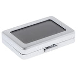 Diamond Gem Jewelry Storage Box, Double-Faced Velvet Fabric