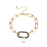 Geometric Cz Bracelet 18K Women Bangle Crystal Zircon Adjustable Copper