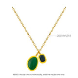 Green Rhinestone Pendant Anklet for Women Foot Chain Beach Jewel