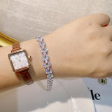Geometric Marquise CZ Cuff Bracelets for Women
