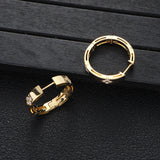 Zircon Hoop Earrings Wedding CZ Bridal Earring Hot E365