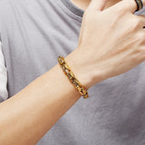 316L Stainless Steel Mens 8MM Chain Bracelet Biker Jewelry