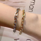 Vintage Link Chain Bracelet with Bohemian Cuff Bracelets