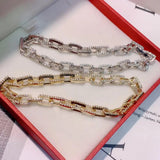 Vintage Link Chain Bracelet with Bohemian Cuff Bracelets