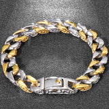 Stainless Steel Bracelet for Men 12MM Wide Hand Chain