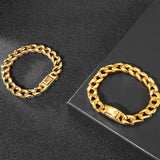 Stainless Steel Bracelet for Men 12MM Wide Hand Chain