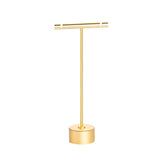 Silver T-Shaped Earring Display Stand Jewelry Holder