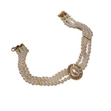 Elegant Simulated Pearl Choker Necklace