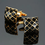Green Crystal Paisley Men's Cufflinks Vintage Wedding Accessories