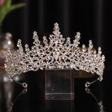 Rhinestone Crown Tiaras Headband Bride Headdress Wedding Hair Jewelry