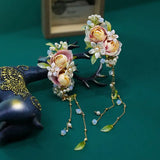 Flower Hairpin Hanfu Cosplay Head Jewelry