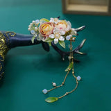 Flower Hairpin Hanfu Cosplay Head Jewelry