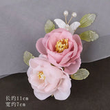 Women's Flower Hairpin Hanfu Head Jewelry Hairgrip