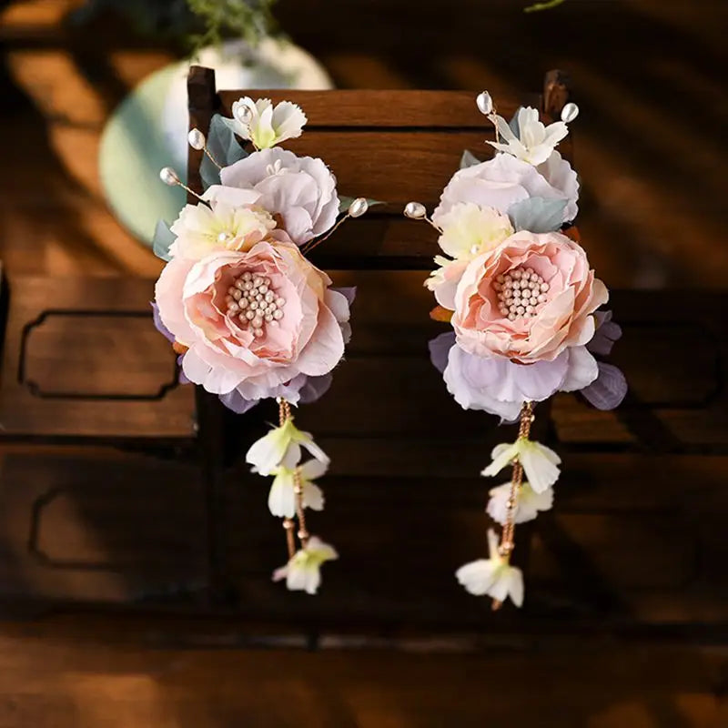Vintage Hanfu Flower Hairpin Hairgrip Women