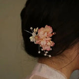 Flower Hairpin Hanfu Hair Accessories for Women Girls
