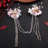 Flower Hairpin Hanfu Hair Clips for Women