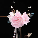 Flower Hairpin Hanfu Hair Clips for Women