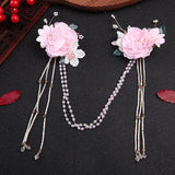 Flower Hairpin Hanfu Hair Clips for Women