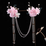 Flower Hairpin Hanfu Hair Clips for Women