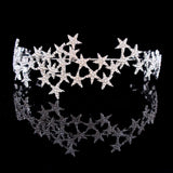 Crystal Star Hairbands Vintage Rhinestone Bridal Tiaras Crown Headband Wedding