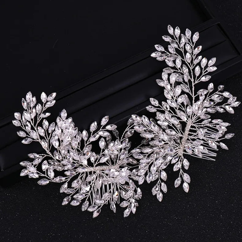 Rhinestone Hair Combs Bridal Headbands Tiara Wedding Hair Accessories