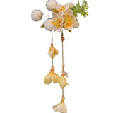 Women's Hanfu Flower Hair Clips Headdress