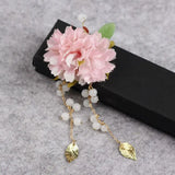 Flower Metal Hairpin for Women Hanfu Hair Accessories
