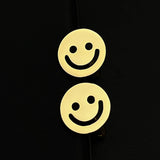 Happy Smile Face Cufflinks Stainless Steel Gift Jewelry Wedding Grooms