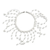 Pearl Tassel Head Chain for Women Bridal Headdress