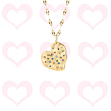 Heart Pendant Necklace Romantic Woman's Chain Stainless Steel