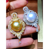 Nanyang Pearl Silver Pendant Necklace